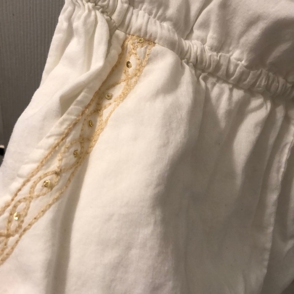 Cynthia Rowley 100% Cotton Summer Strapless Romper - Picture 5 of 8